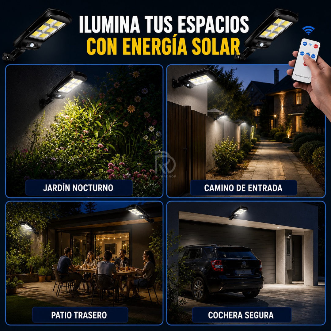 SolarGuard LED™ 3x2 - La luz que protege tu hogar