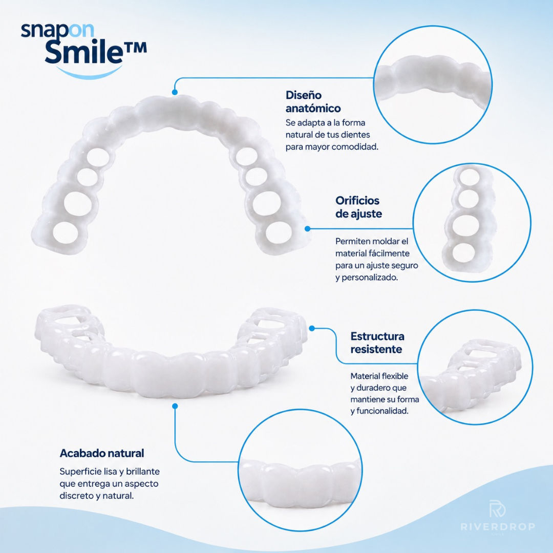 Snap On Smile™ - Confianza instantánea en tu sonrisa