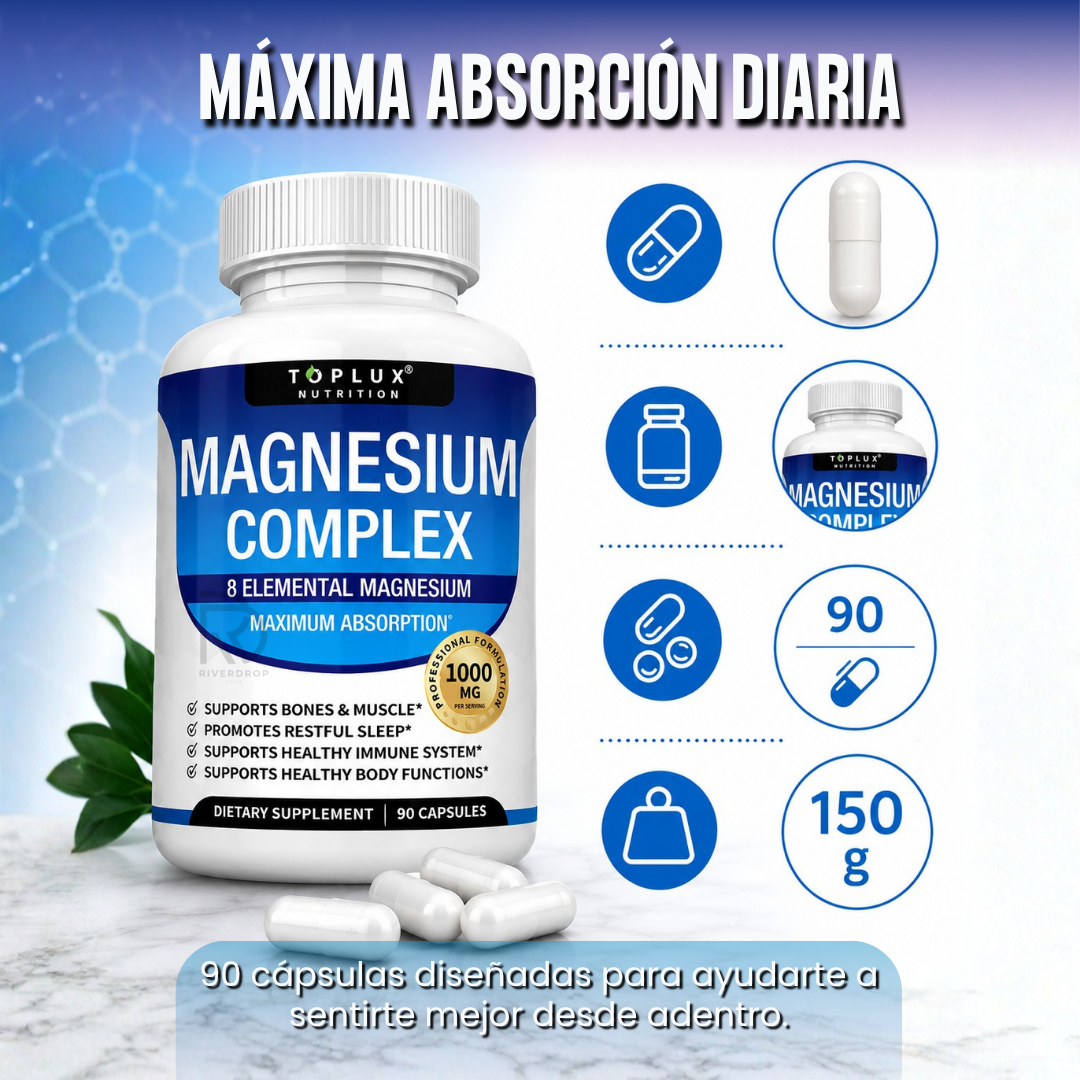 Magnesium Complex - Recupera tu energía natural.