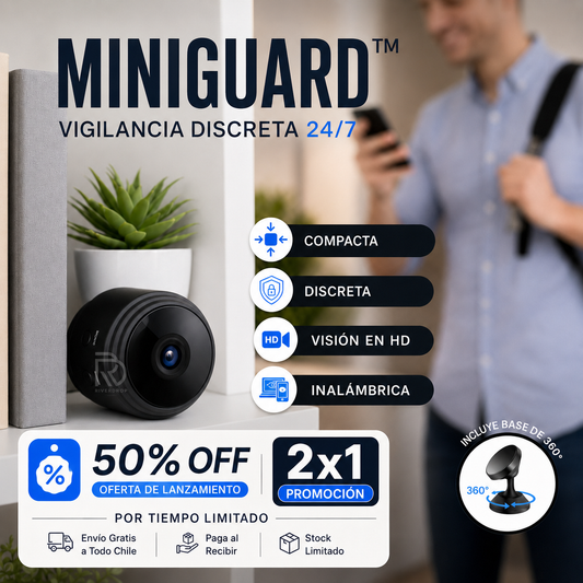 MiniGuard™ - Seguridad inteligente, sin llamar la atención