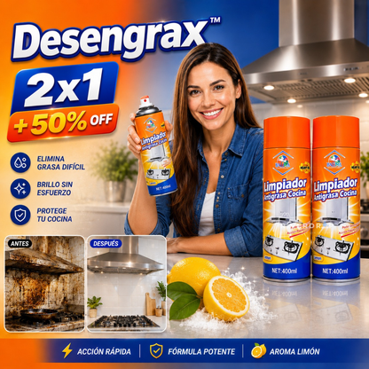 Desengrax™ - La grasa desaparece. El brillo se queda