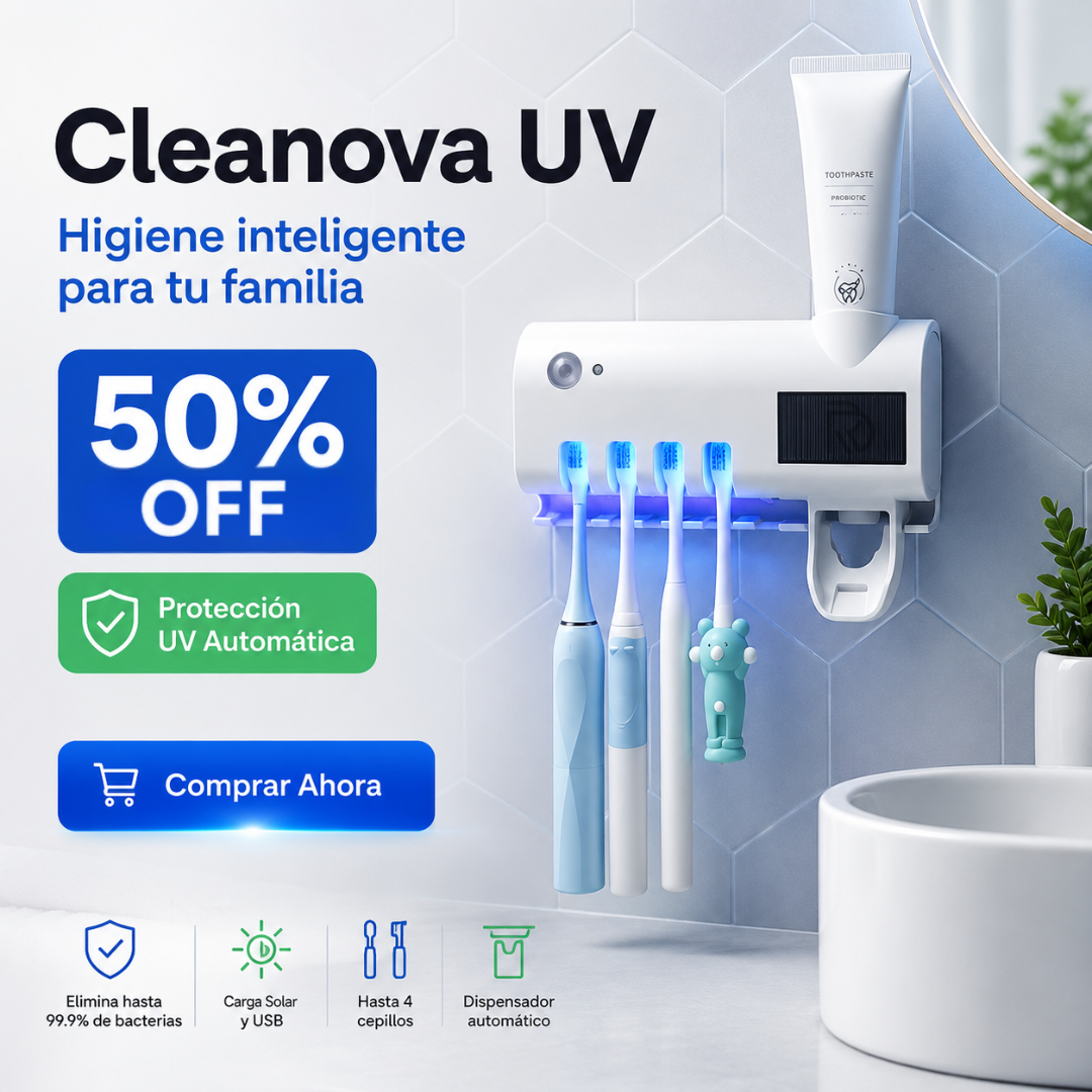 Cleanova UV™ - Higiene inteligente para tu familia.