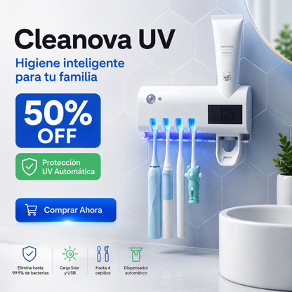Cleanova UV™ - Higiene inteligente para tu familia.