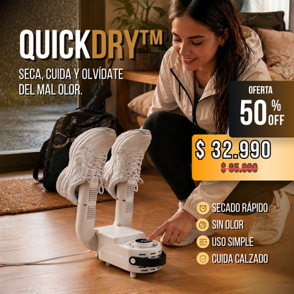 QuickDry™ - Seca, cuida y olvídate del mal olor