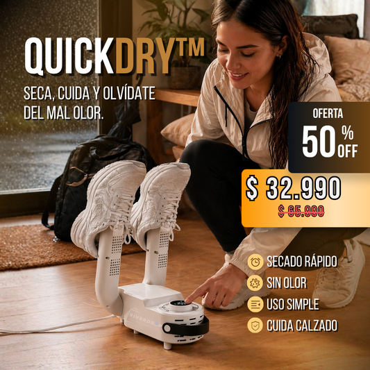 QuickDry™ - Seca, cuida y olvídate del mal olor