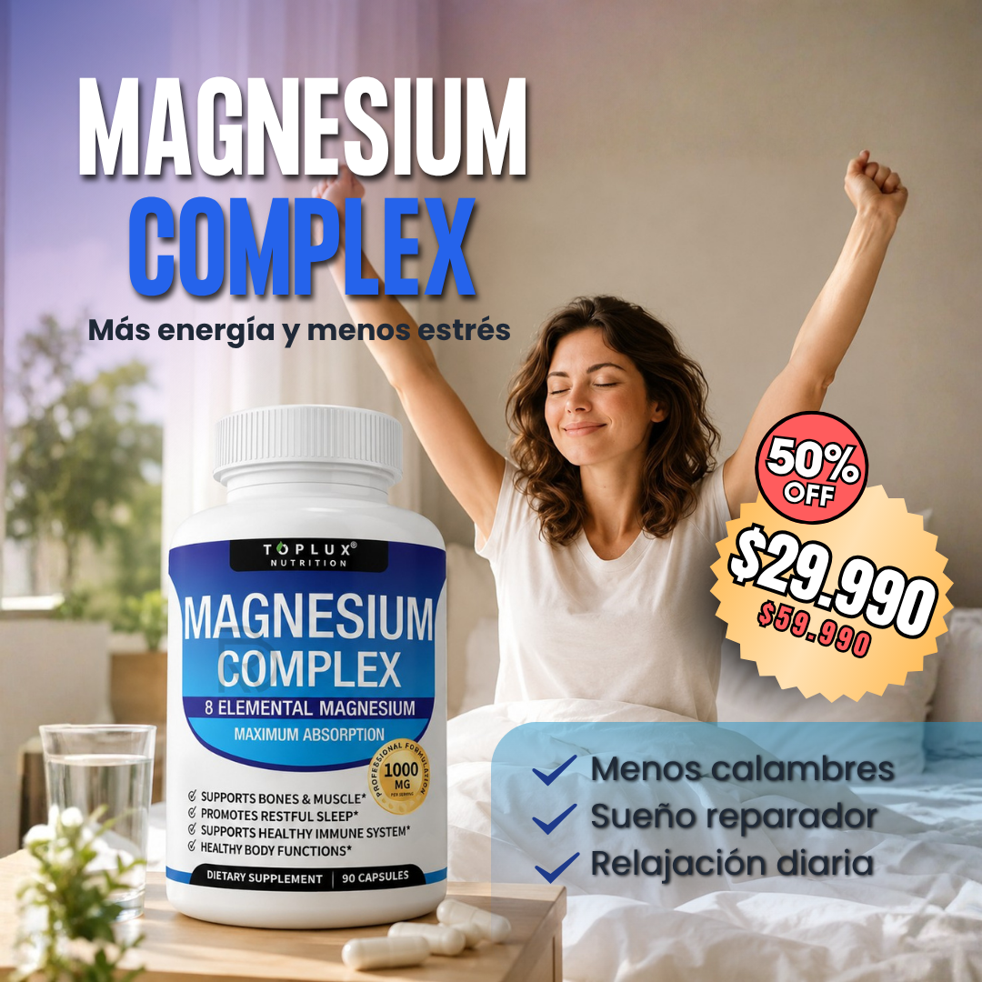 Magnesium Complex - Recupera tu energía natural.