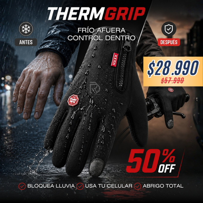 ThermGrip™ - Frío afuera. Control dentro.