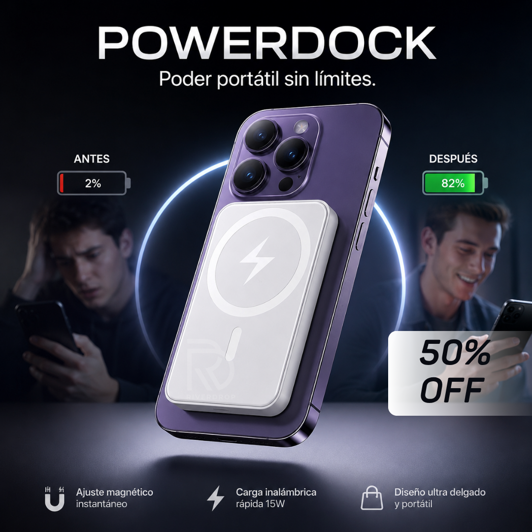 PowerDock™ - Poder portátil sin límites.