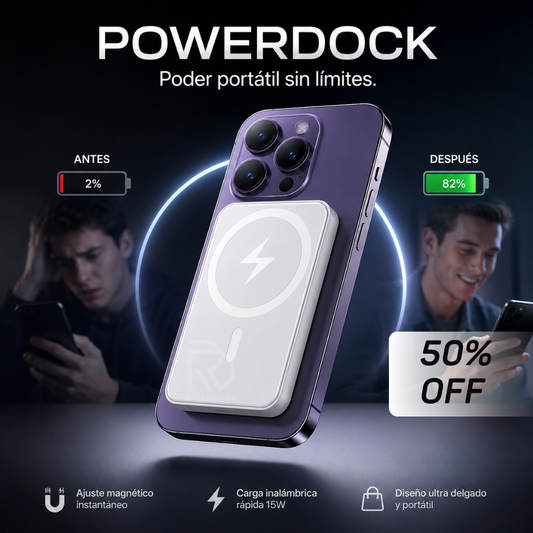 PowerDock™ - Poder portátil sin límites.