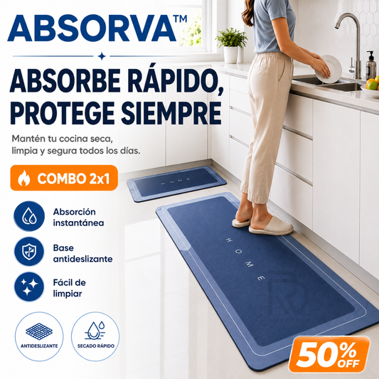 Absorva™ - Absorbe rápido, protege siempre.
