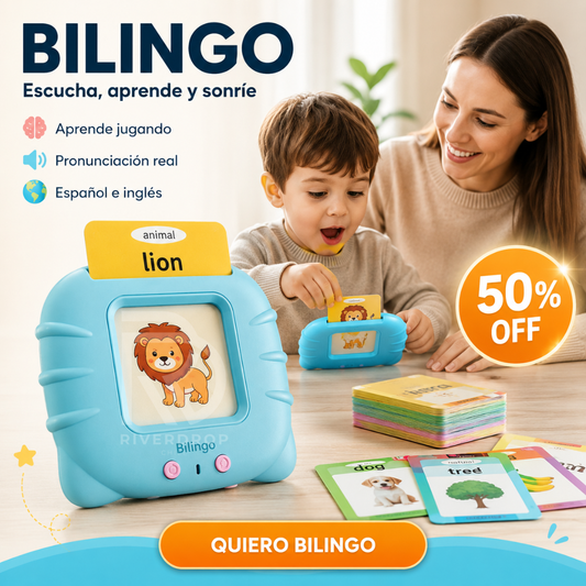 Bilingo™ - Escucha, aprende y sonríe.