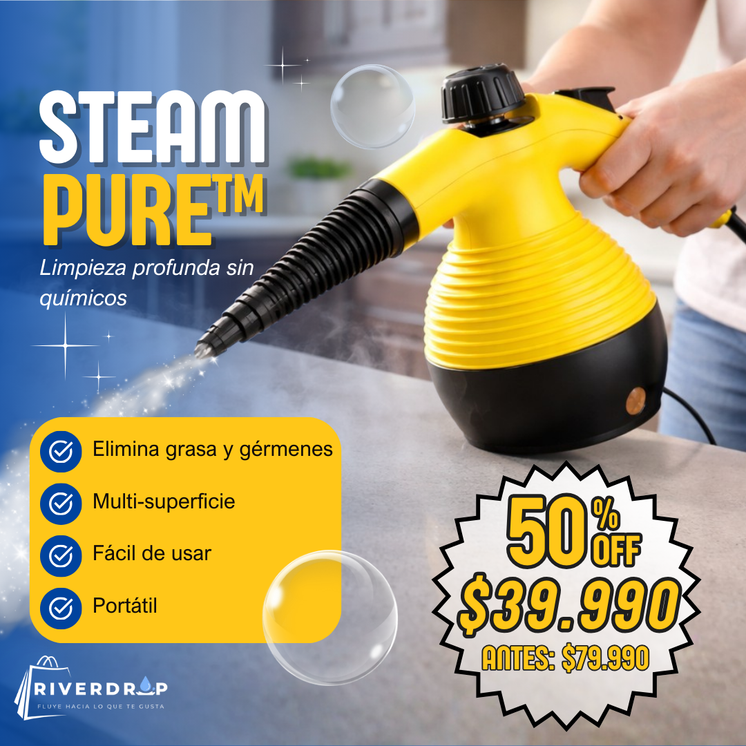SteamPure™ - Limpieza profunda sin químicos