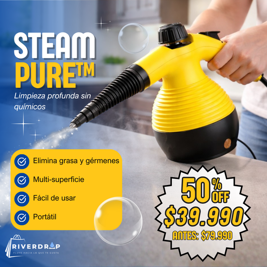 SteamPure™ - Limpieza profunda sin químicos
