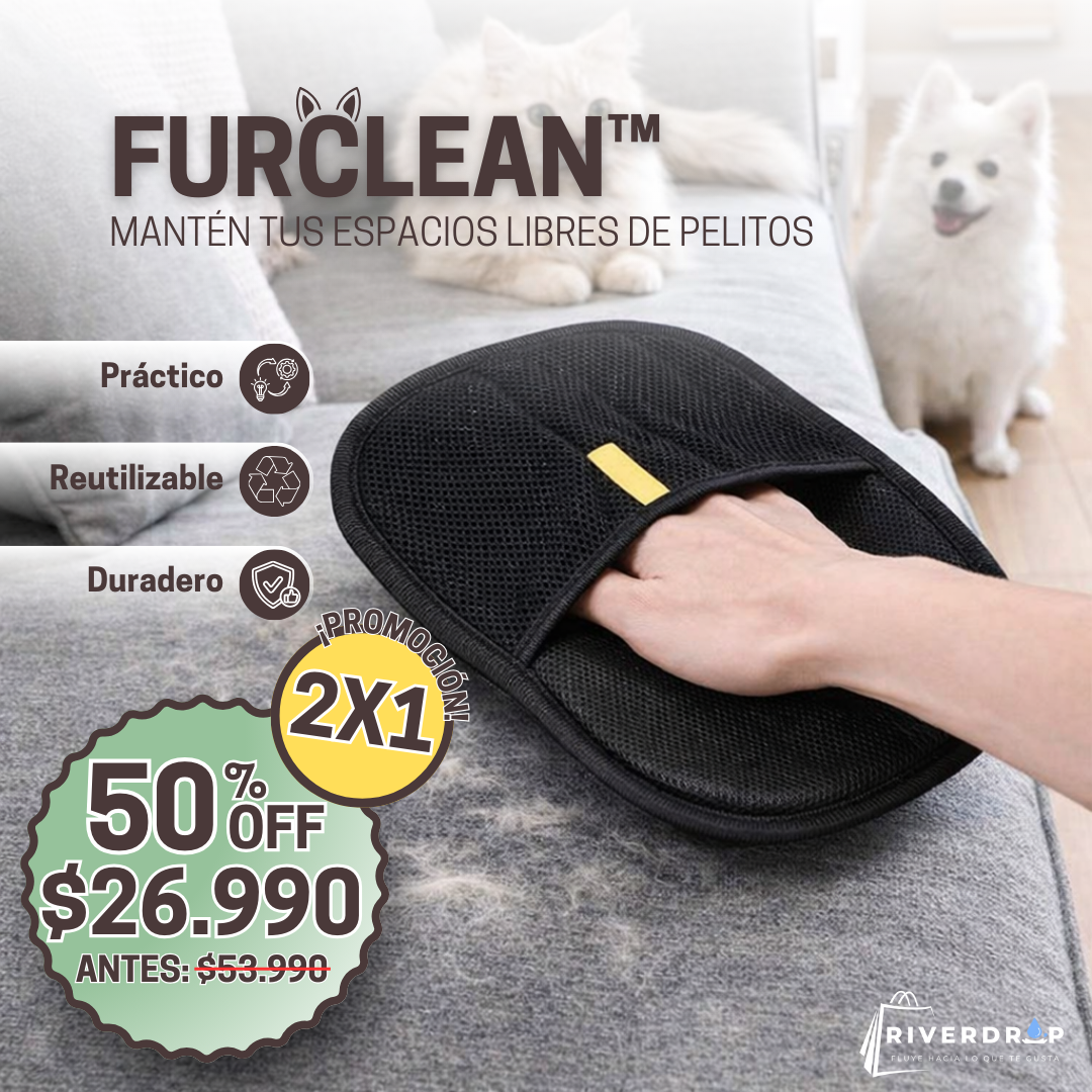 FurClean™ - Mantén tus espacios libres de pelitos