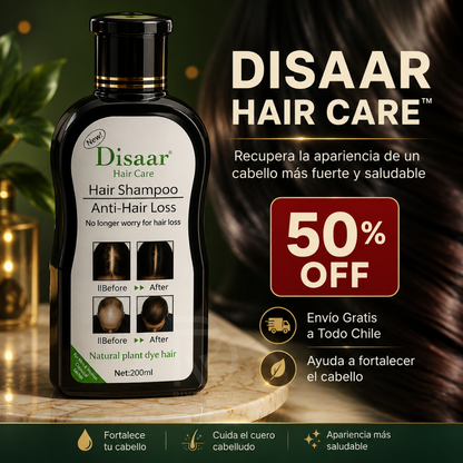 Disaar Hair Care™ - Recupera la apariencia de un cabello más fuerte y saludable.