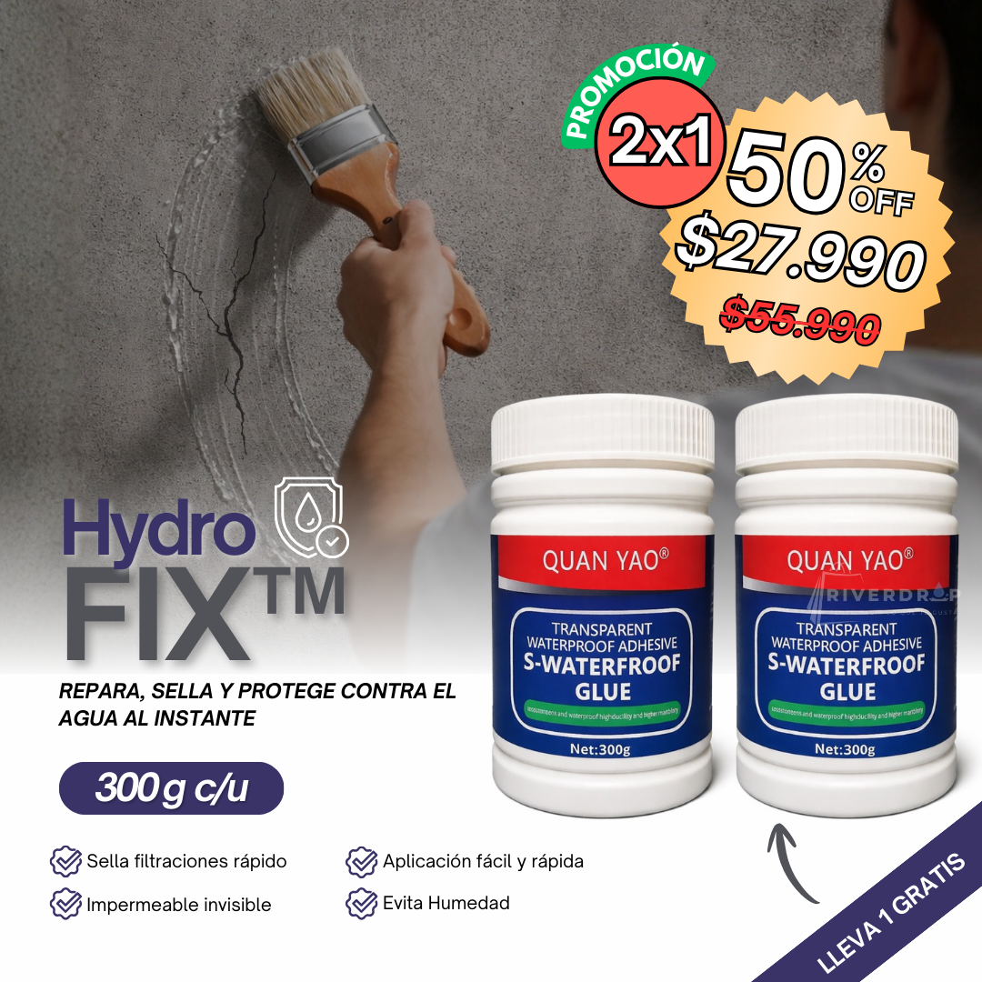 HydroFix™ - Repara, sella y protege contra el agua al instante