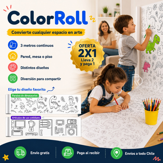 ColorRoll™ 2x1 - Convierte cualquier espacio en arte