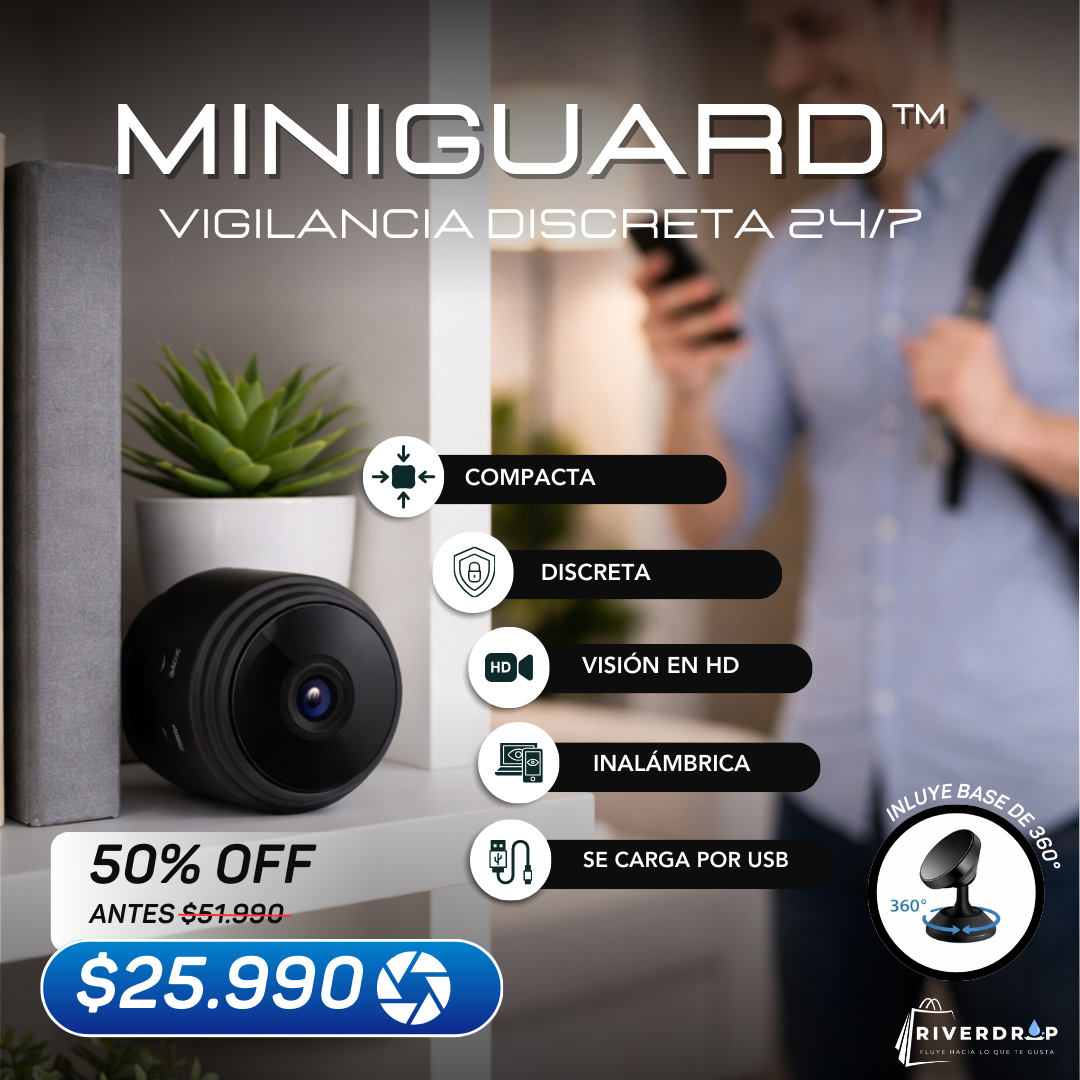 MiniGuard™ - Vigilancia discreta 24/7