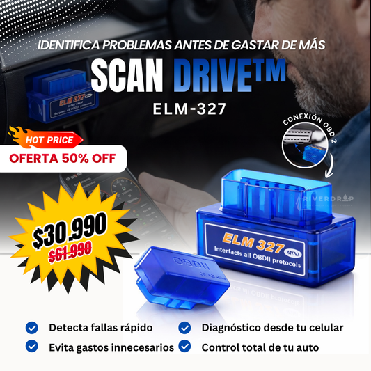 ScanDrive™ ELM-327 - Identifica problemas antes de gastar de más