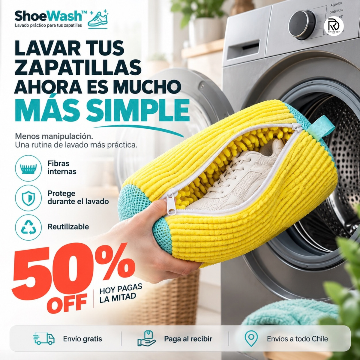 ShoeWash™ - Lavar tus zapatillas ahora es mucho más simple