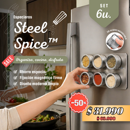 SteelSpice™ - Organiza, cocina, disfruta.