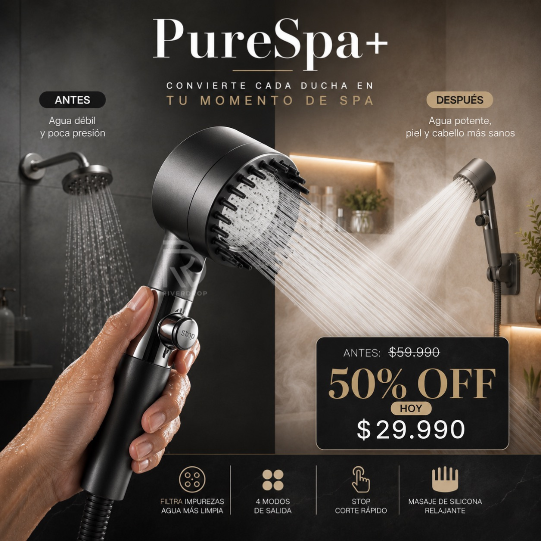 PureSpa+™ - Convierte cada ducha en tu momento de spa