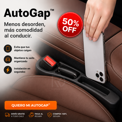 AutoGap™ - Menos desorden, más comodidad al conducir.