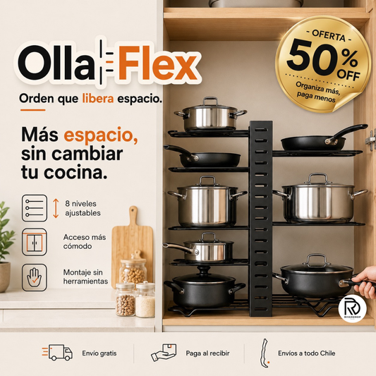 OllaFlex™ - Orden que libera espacio
