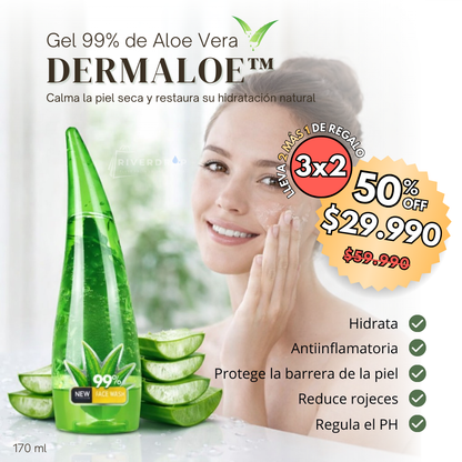 DermAloe™ - Calma la piel seca y restaura su hidratación natural