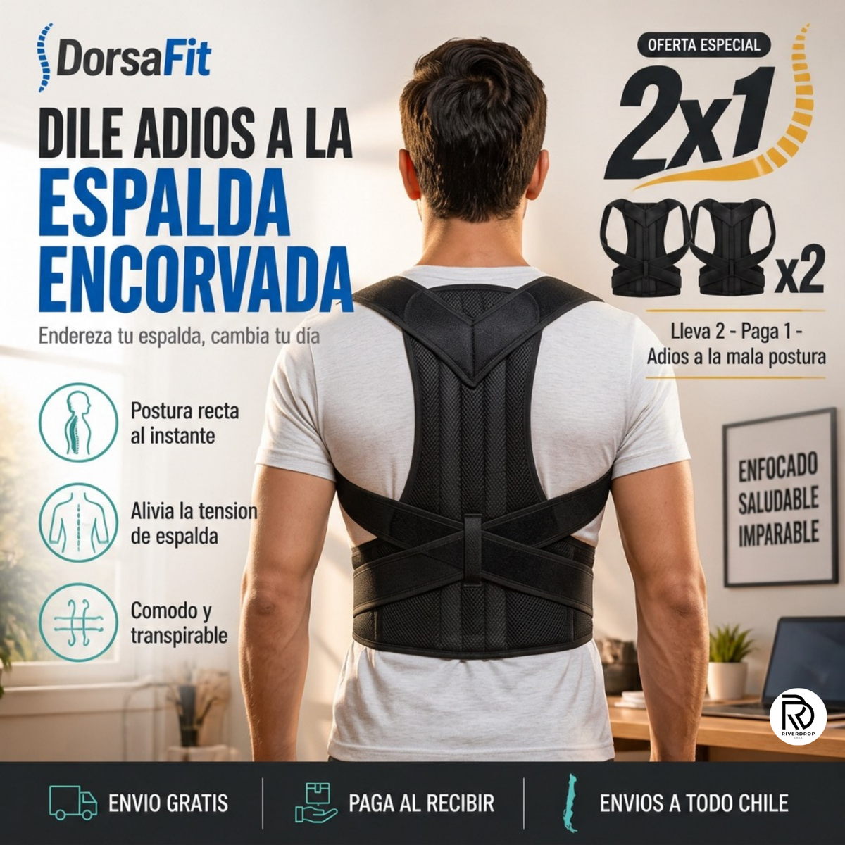 DorsaFit™ 2x1 - Endereza tu espalda, cambia tu día
