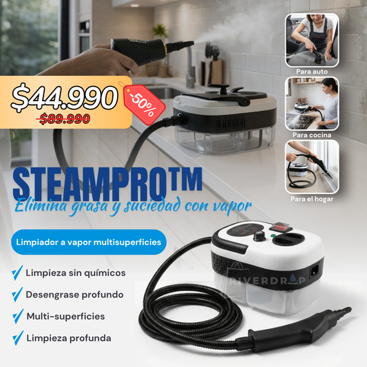SteamPro™ - Elimina grasa y suciedad con vapor
