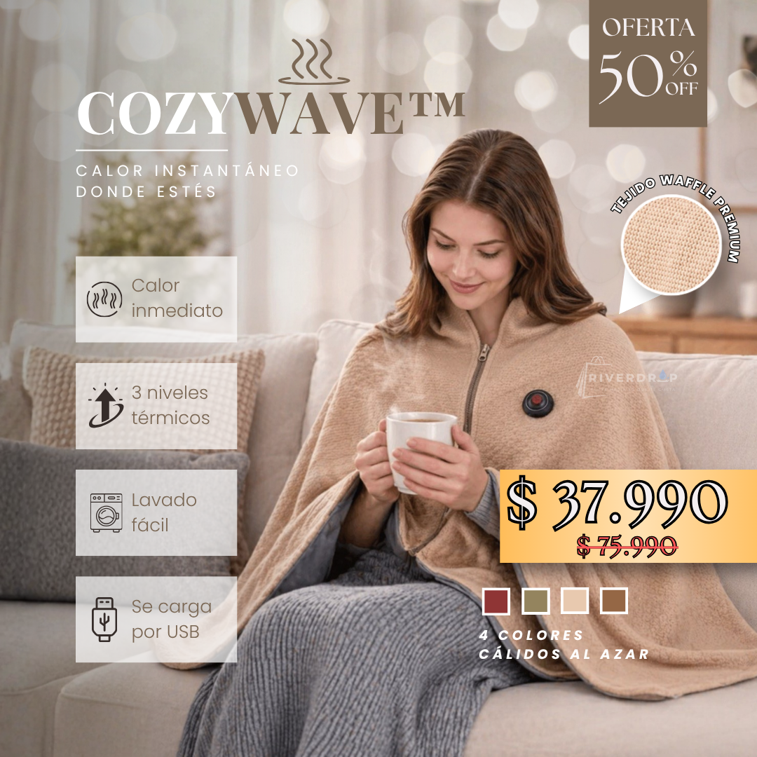 CozyWave™ - Calor instantáneo donde estés