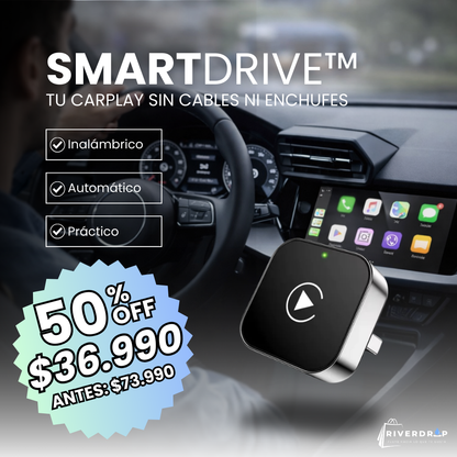 SmartDrive™ - Tu CarPlay sin cables ni enchufes