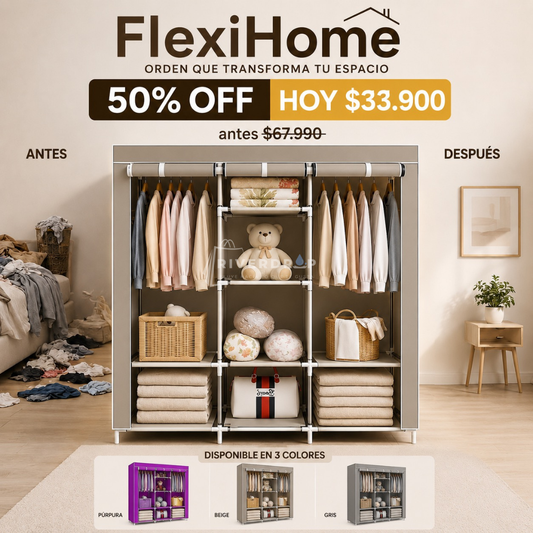FlexiHome™ - Orden que transforma tu espacio