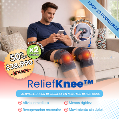 ReliefKnee™ - Alivia el dolor de rodilla en minutos desde casa