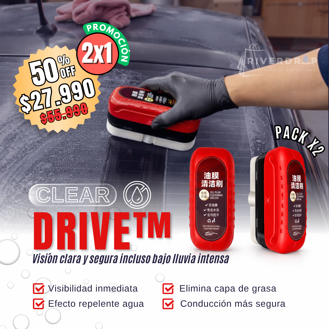 ClearDrive™ - Visión clara y segura incluso bajo lluvia intensa