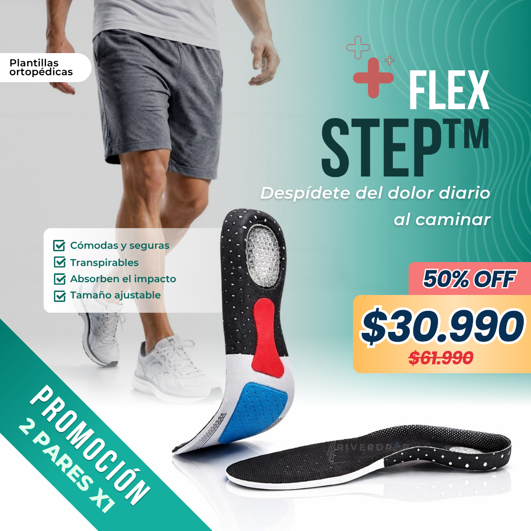 FlexStep™ - Despídete del dolor diario al caminar