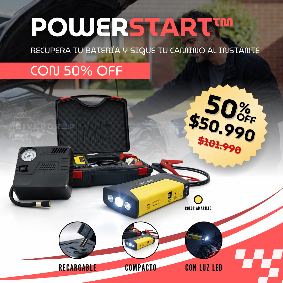 PowerStart™ - Recupera tu batería y sigue tu camino al instante
