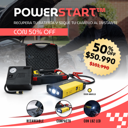 PowerStart™ - Recupera tu batería y sigue tu camino al instante