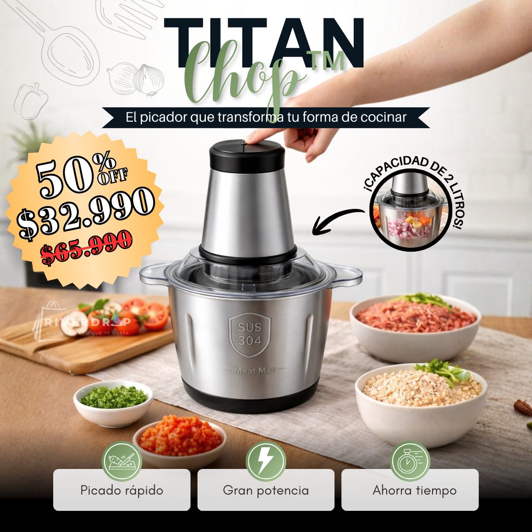 TitanChop™ - El picador que transforma tu forma de cocinar