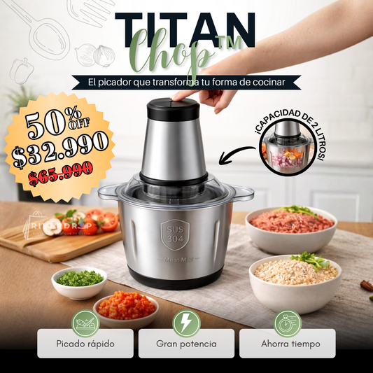 TitanChop™ - El picador que transforma tu forma de cocinar