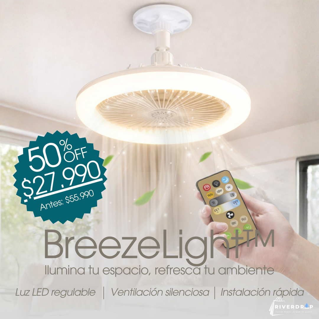 BreezeLight™ - Ilumina tu espacio, refresca tu ambiente