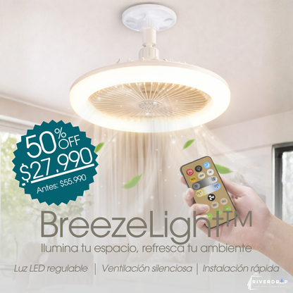 BreezeLight™ - Ilumina tu espacio, refresca tu ambiente