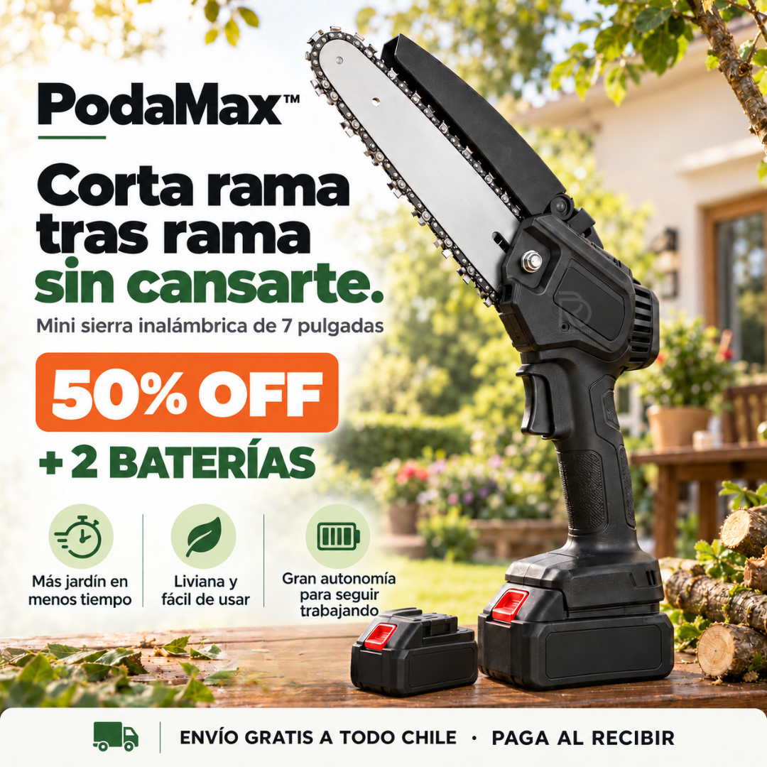 PodaMax™ - Corta rama tras rama sin cansarte.