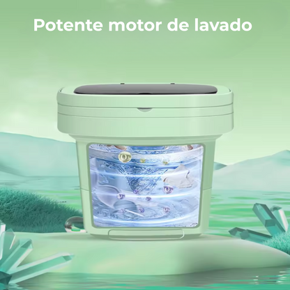 MiniWash Pro™ — Tu Lavadora Portátil y Plegable, Siempre Contigo