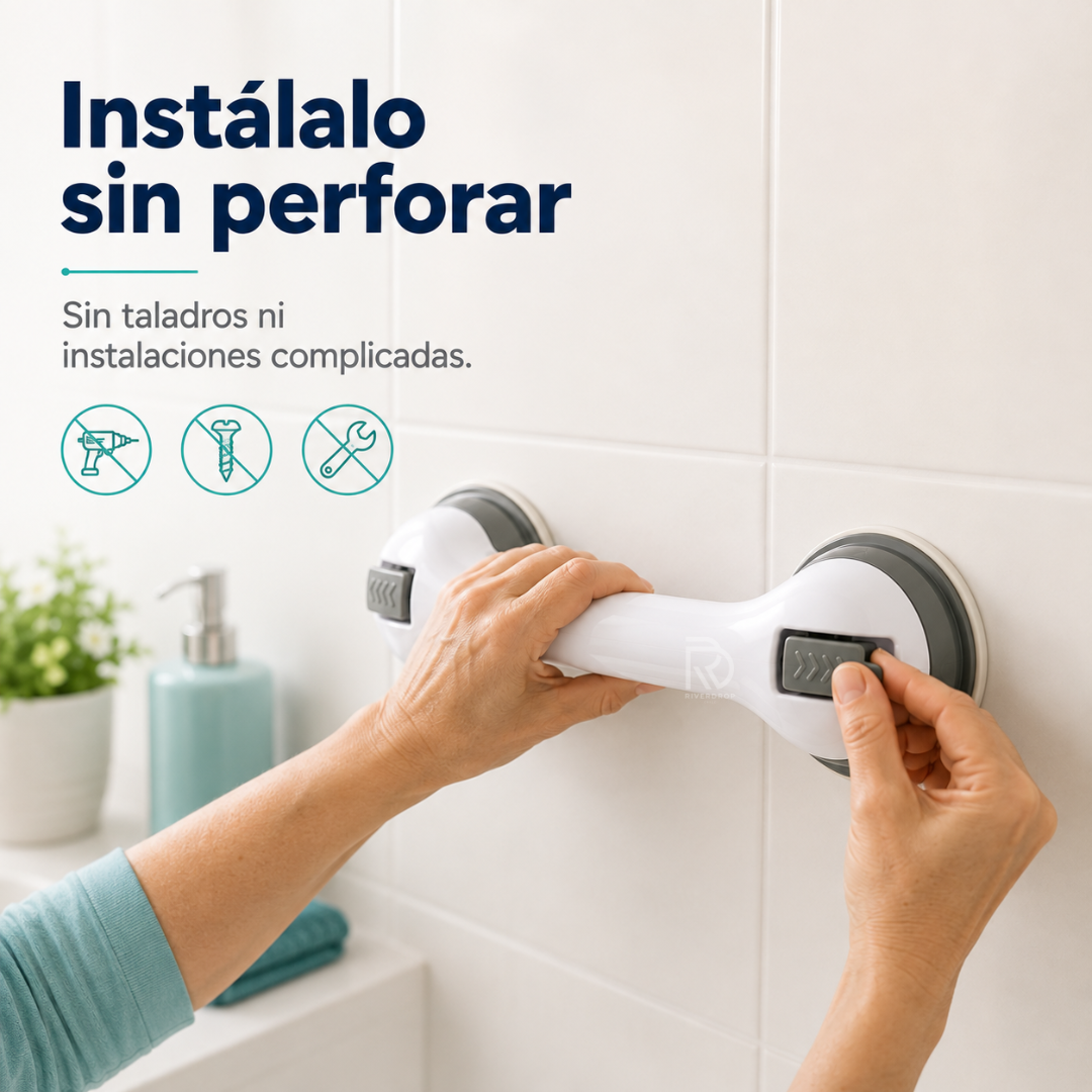 SafeGrip™ - Un punto de apoyo justo donde más lo necesitas.