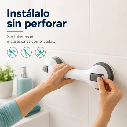 SafeGrip™ - Un punto de apoyo justo donde más lo necesitas.