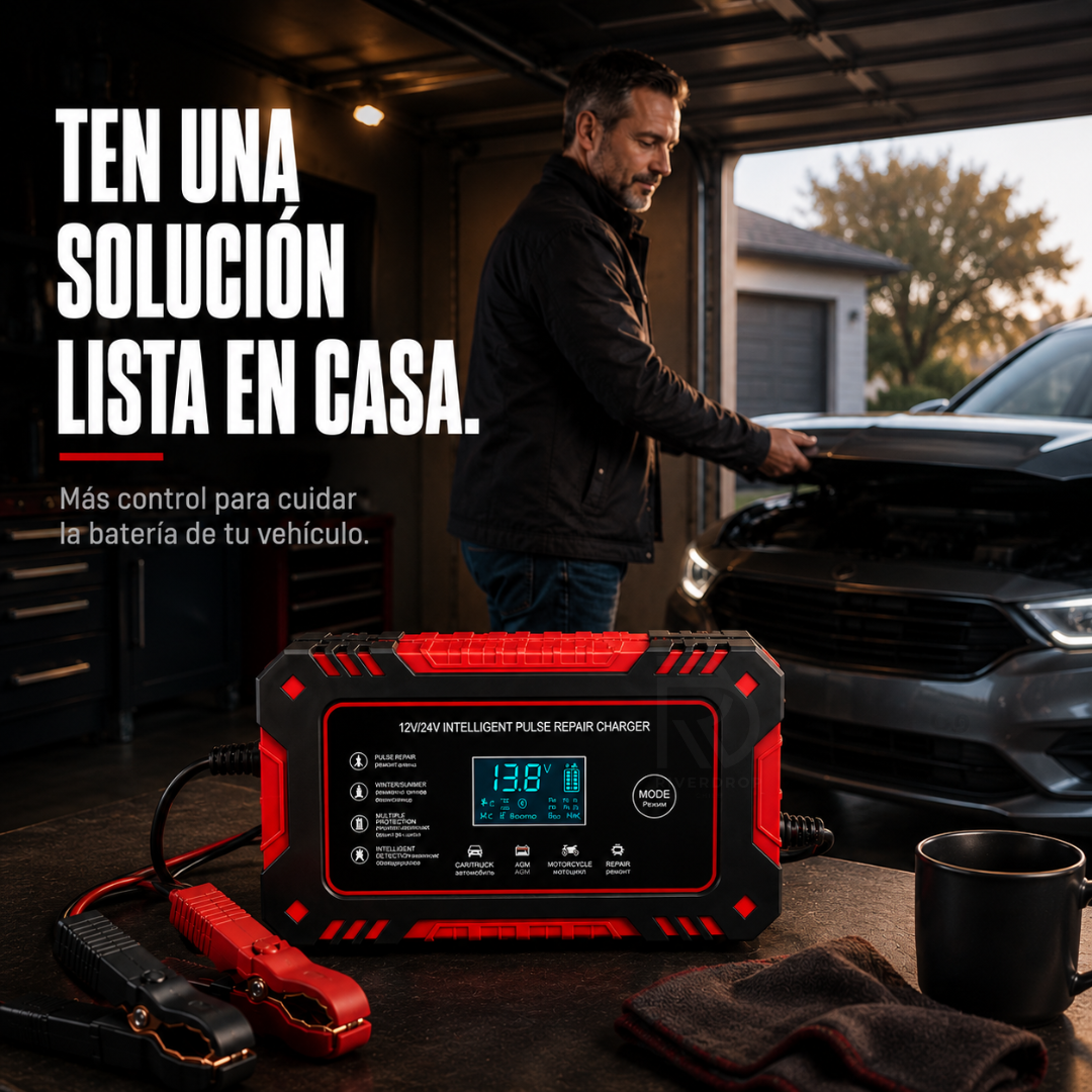 BatteryGuard™ - Conecta, selecciona y deja que trabaje.