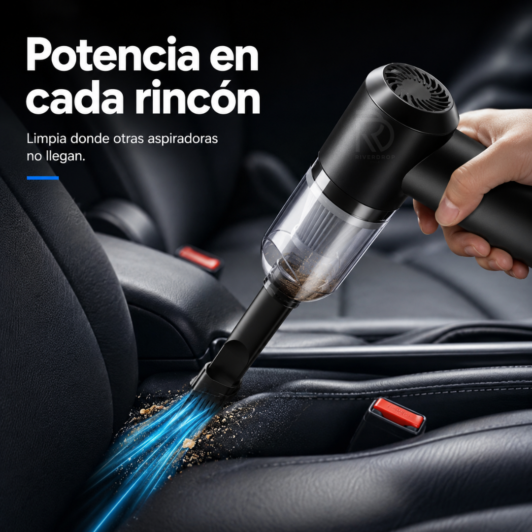 TurboClean X™ - Potencia de limpieza en la palma de tu mano.