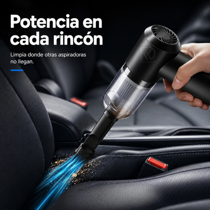 TurboClean X™ - Potencia de limpieza en la palma de tu mano.